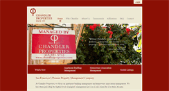Desktop Screenshot of chandlerproperties.com